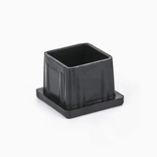 Custom Injection Molding Thread Protection Cap Black Rectangle PVC Plastic Insert Plug best
